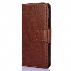 Flip Case voor OnePlus 10 Pro 5G Retro Kunstleer