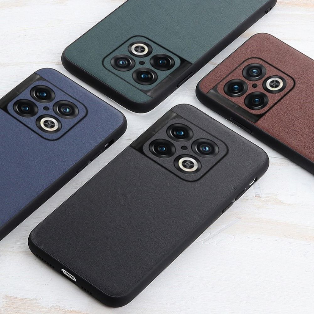 Hoesje voor OnePlus 10 Pro 5G Echt Leer