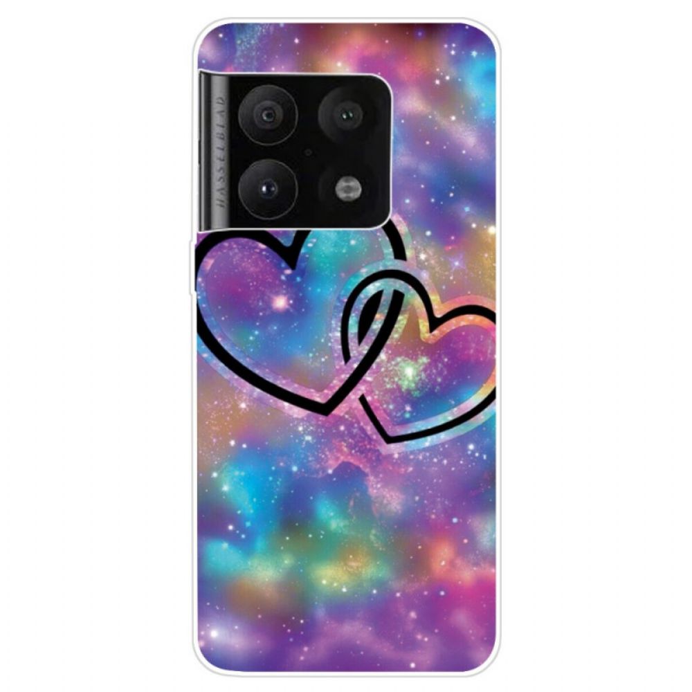 Hoesje voor OnePlus 10 Pro 5G Geketende Harten