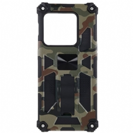 Telefoonhoesje voor OnePlus 10 Pro 5G Camouflage Verwijderbare Ondersteuning