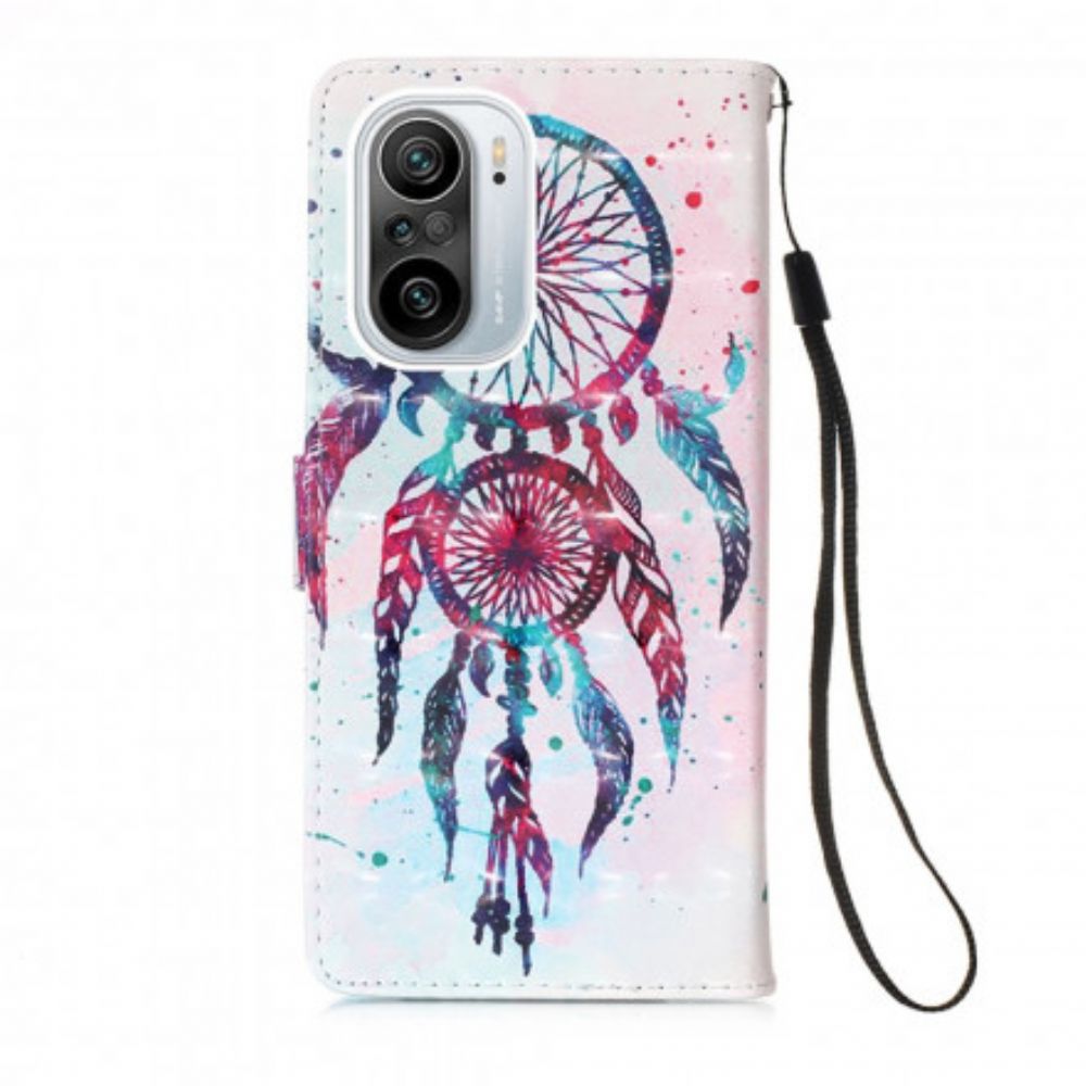 Folio-hoesje voor Xiaomi Mi 11i 5G / Poco F3 Aquarel Dromenvanger