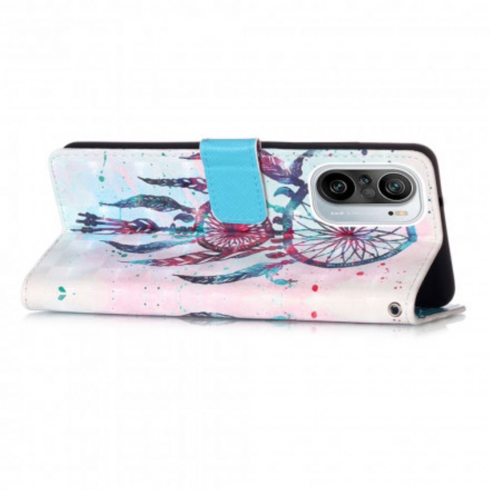 Folio-hoesje voor Xiaomi Mi 11i 5G / Poco F3 Aquarel Dromenvanger