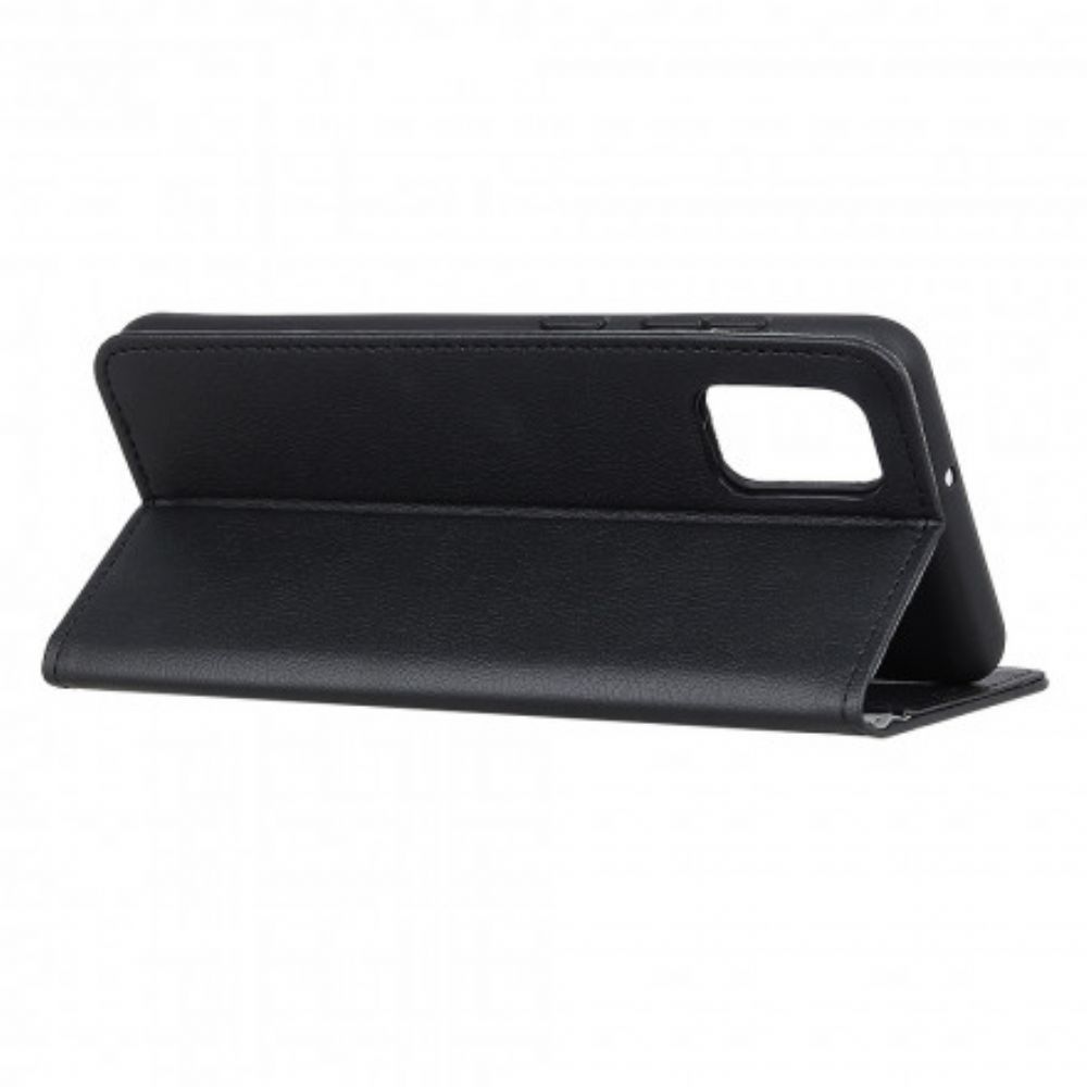 Folio-hoesje voor Xiaomi Mi 11i 5G / Poco F3 Eenvoudig Leereffect