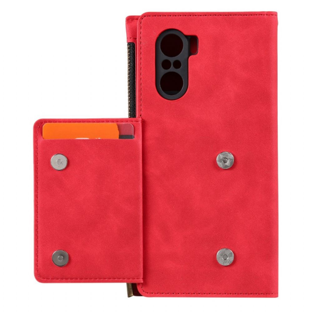 Folio-hoesje voor Xiaomi Mi 11i 5G / Poco F3 Kaarthouder Ondersteuning