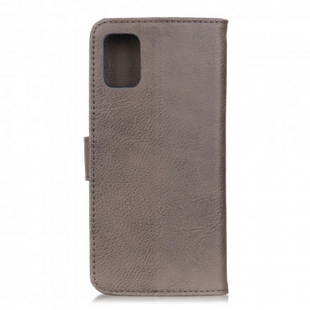 Folio-hoesje voor Xiaomi Mi 11i 5G / Poco F3 Retro Kunstleer Khazneh