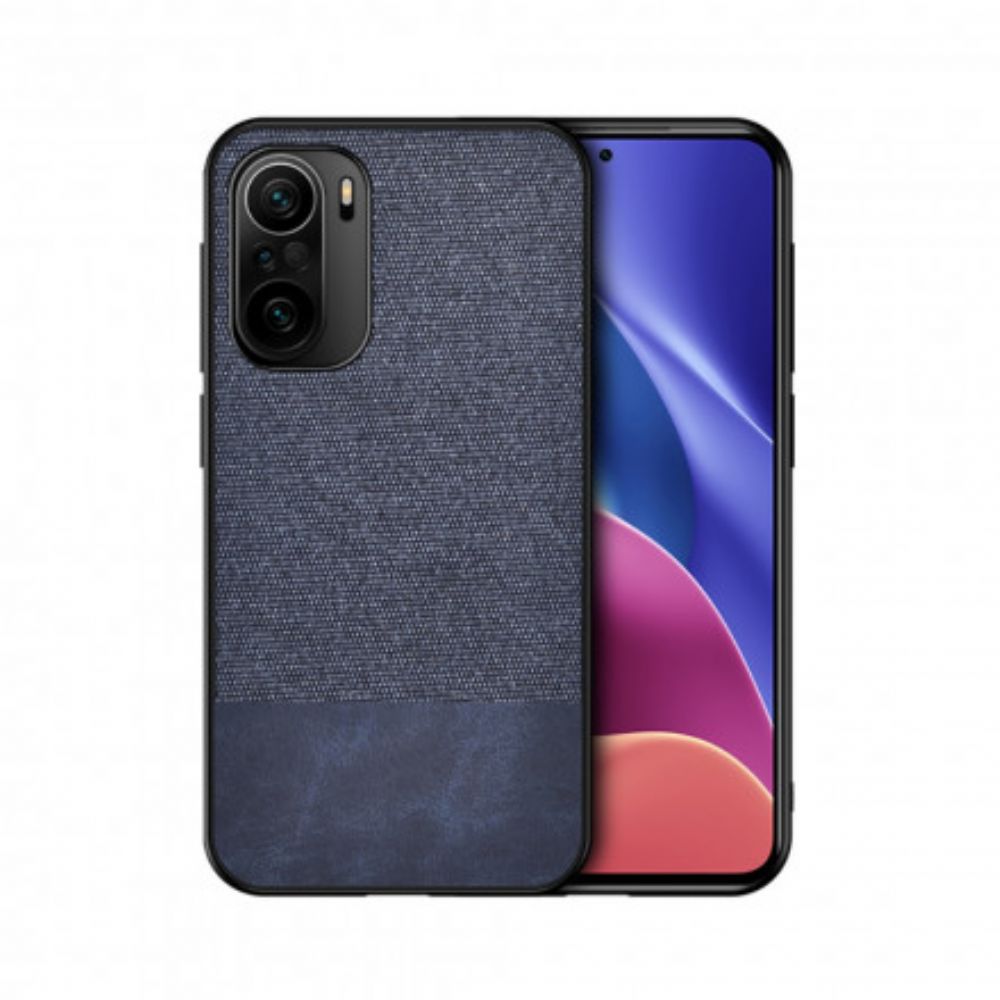 Hoesje voor Xiaomi Mi 11i 5G / Poco F3 Bi-textuur Kunstleer