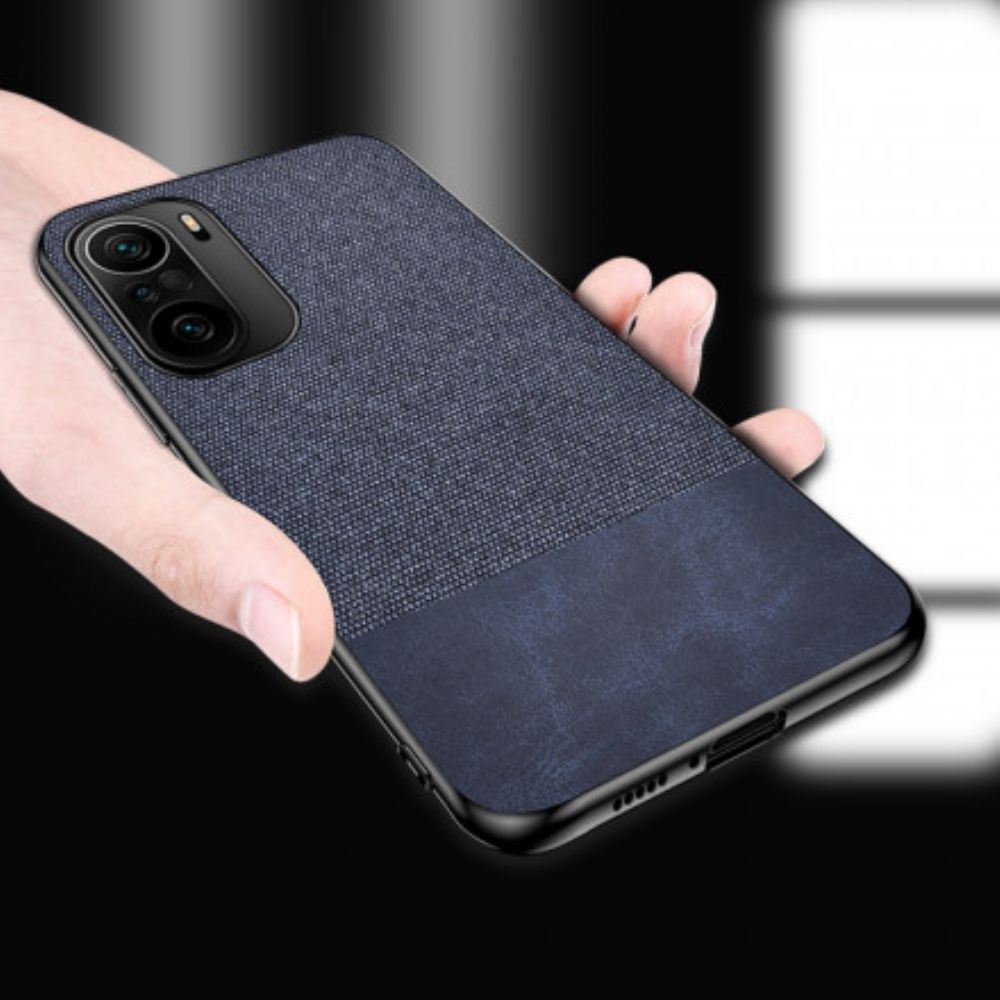 Hoesje voor Xiaomi Mi 11i 5G / Poco F3 Bi-textuur Kunstleer