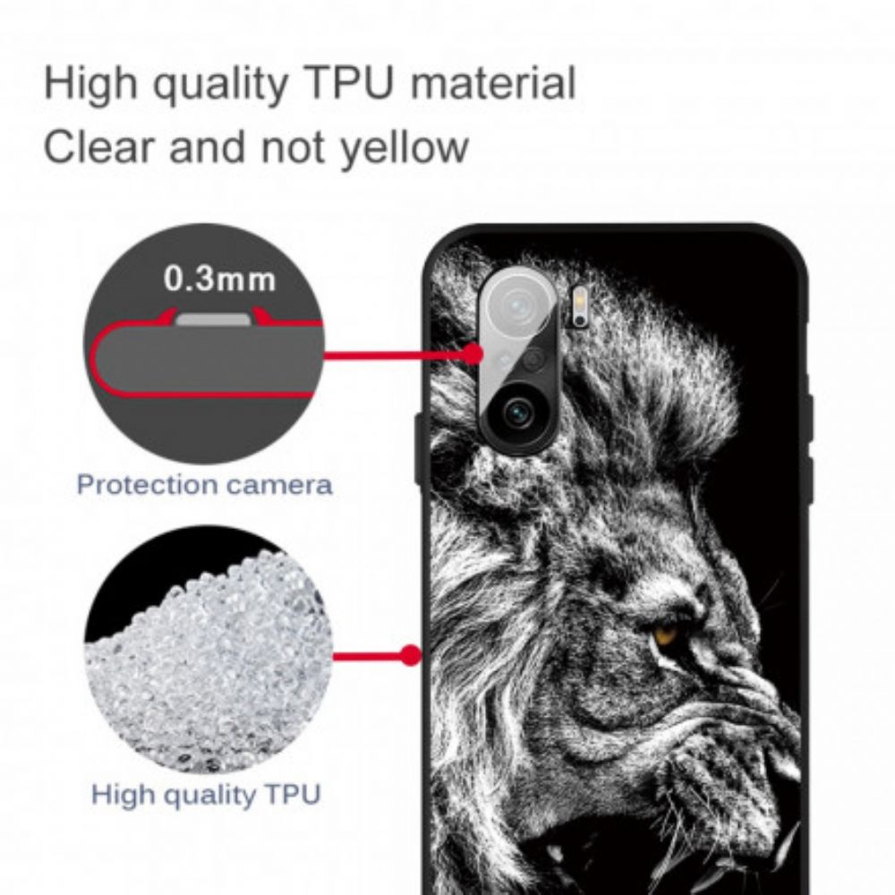 Hoesje voor Xiaomi Mi 11i 5G / Poco F3 Felle Leeuw