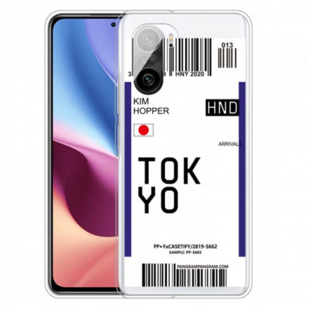 Hoesje voor Xiaomi Mi 11i 5G / Poco F3 Instapkaart Naar Tokio