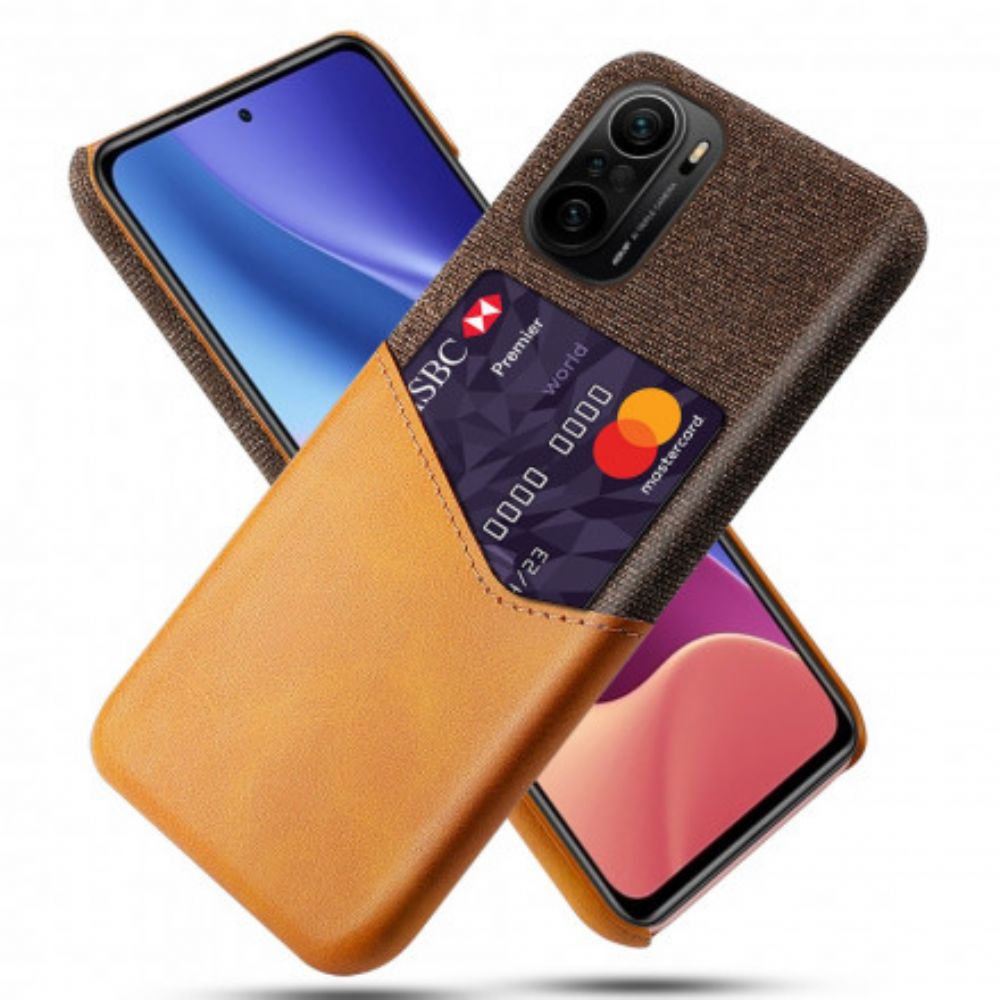 Hoesje voor Xiaomi Mi 11i 5G / Poco F3 Ksq-kaarthouder