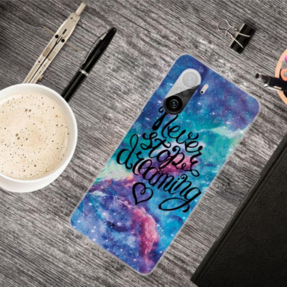 Hoesje voor Xiaomi Mi 11i 5G / Poco F3 Stop Nooit Met Dromen
