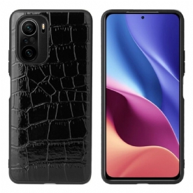 Telefoonhoesje voor Xiaomi Mi 11i 5G / Poco F3 Krokodillenleereffect