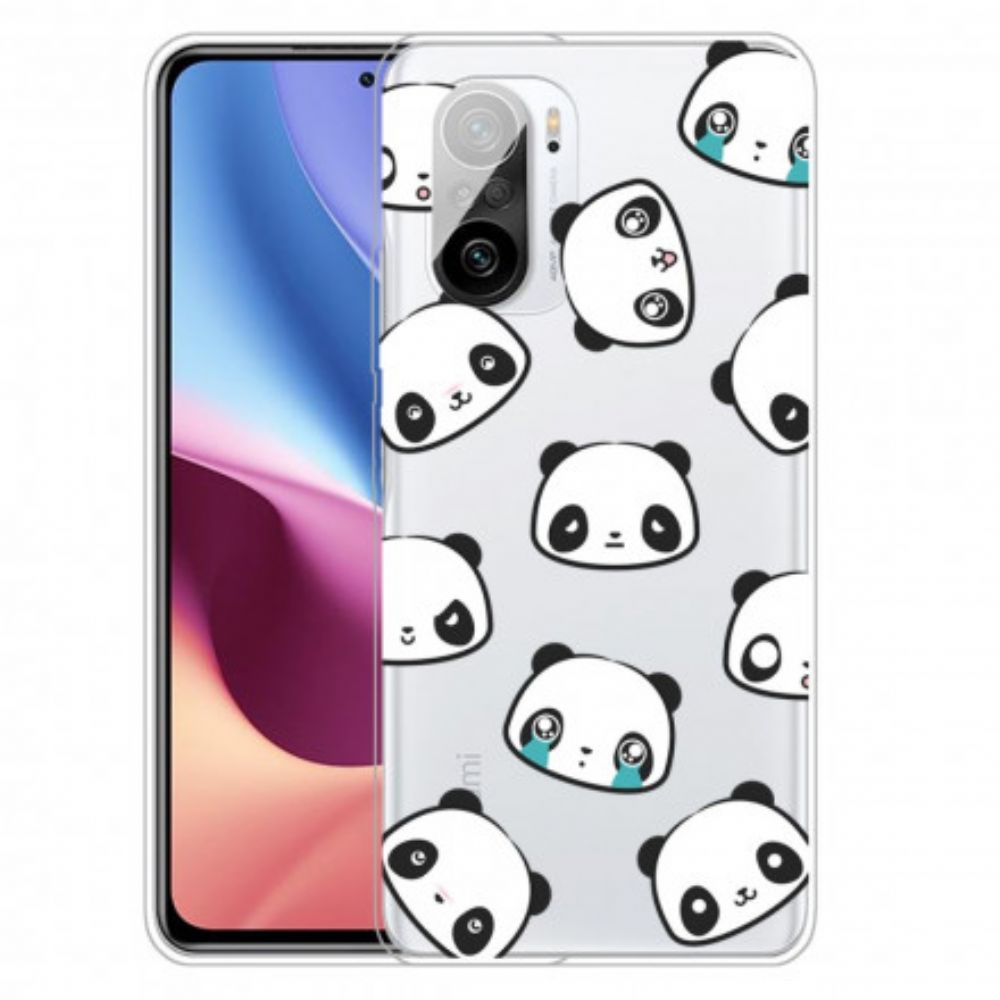 Telefoonhoesje voor Xiaomi Mi 11i 5G / Poco F3 Sentimentele Panda's