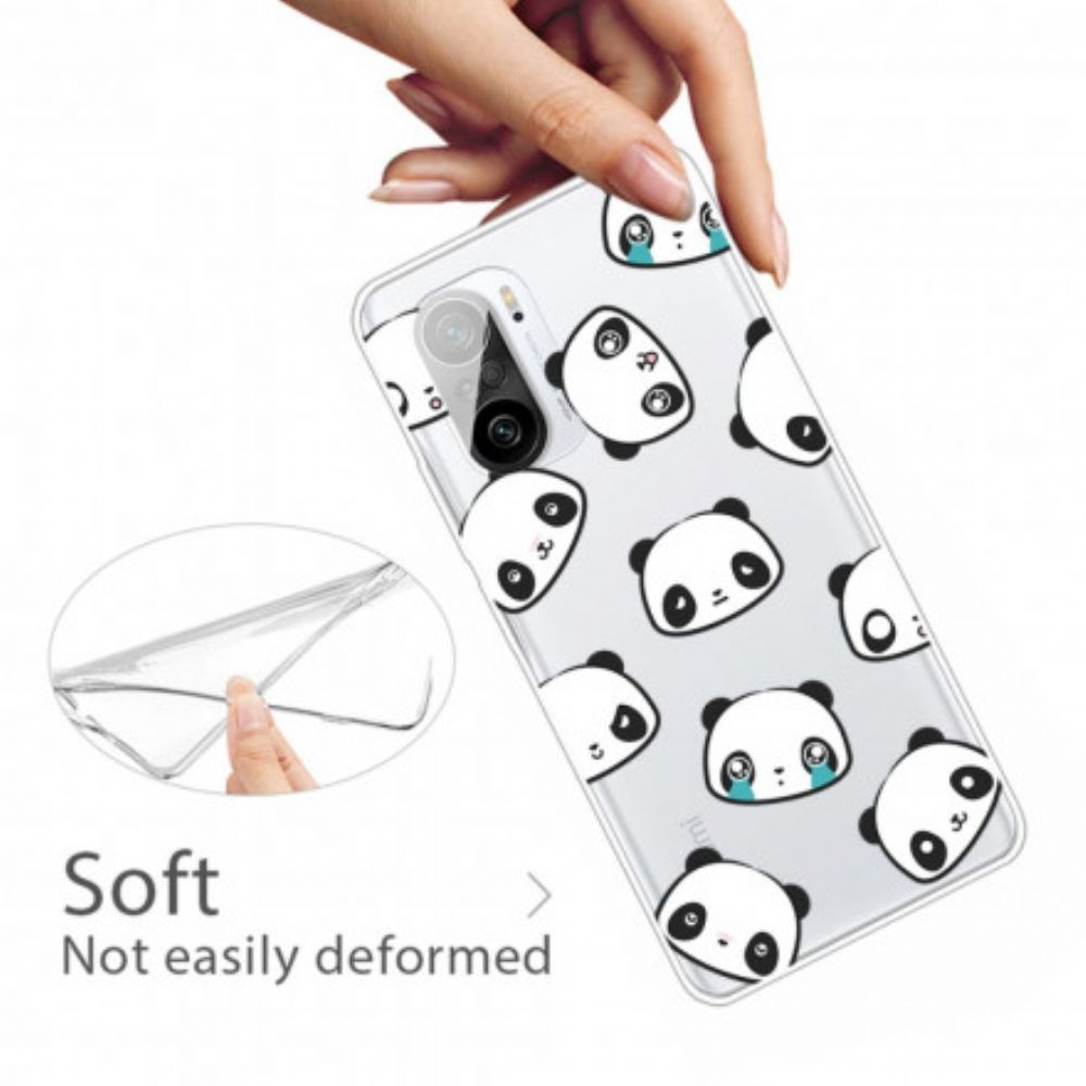 Telefoonhoesje voor Xiaomi Mi 11i 5G / Poco F3 Sentimentele Panda's