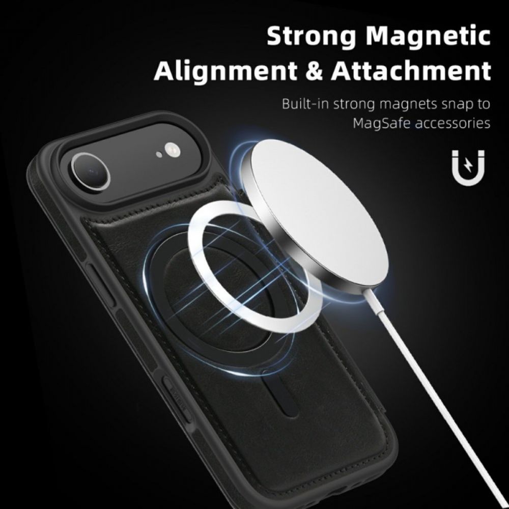 Folio-hoesje iPhone Air Magsafe-compatibel Met Rfid-kaarthouder Bescherming Hoesje