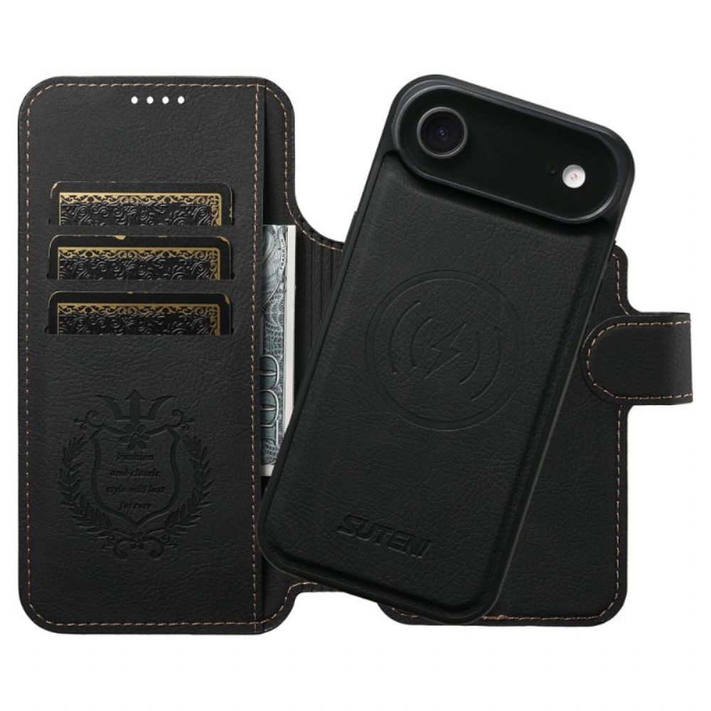 Folio-hoesje iPhone Air Telefoonhoesje Afneembare Magsafe-case Suteni