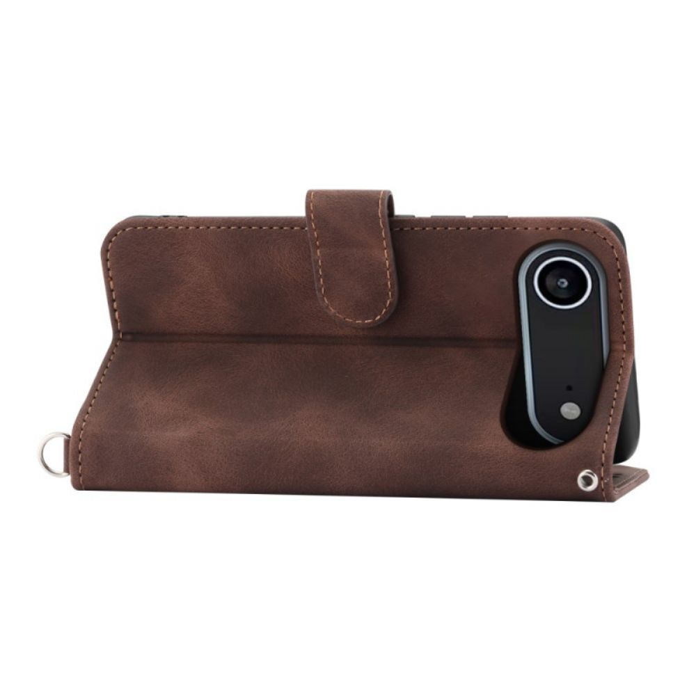 Folio-hoesje iPhone Air Telefoonhoesje Bloemenkant