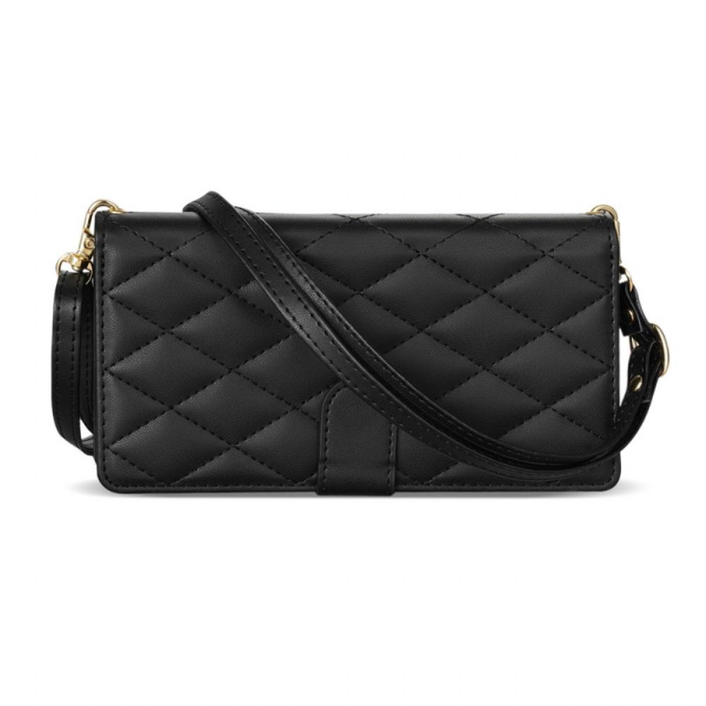 Folio-hoesje iPhone Air Telefoonhoesje Gewatteerd Met Koord En Schouderband