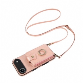 Hoesje iPhone Air Kaarthouder En Polsband