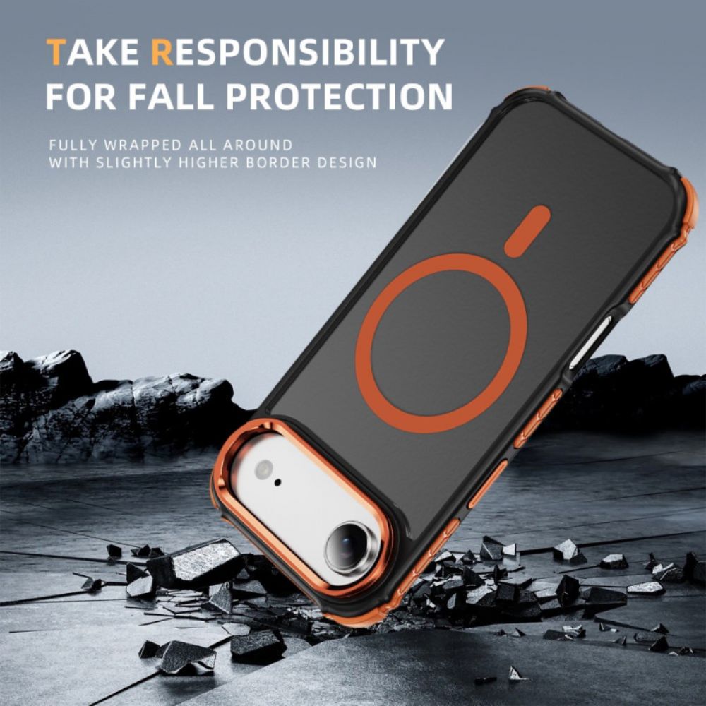 Hoesje iPhone Air Tweekleurige Magsafe-houder En Compatibiliteit Bescherming Hoesje