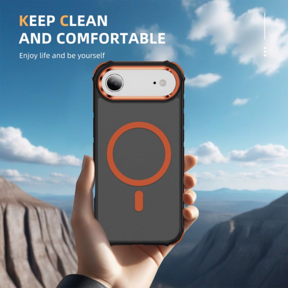 Hoesje iPhone Air Tweekleurige Magsafe-houder En Compatibiliteit Bescherming Hoesje