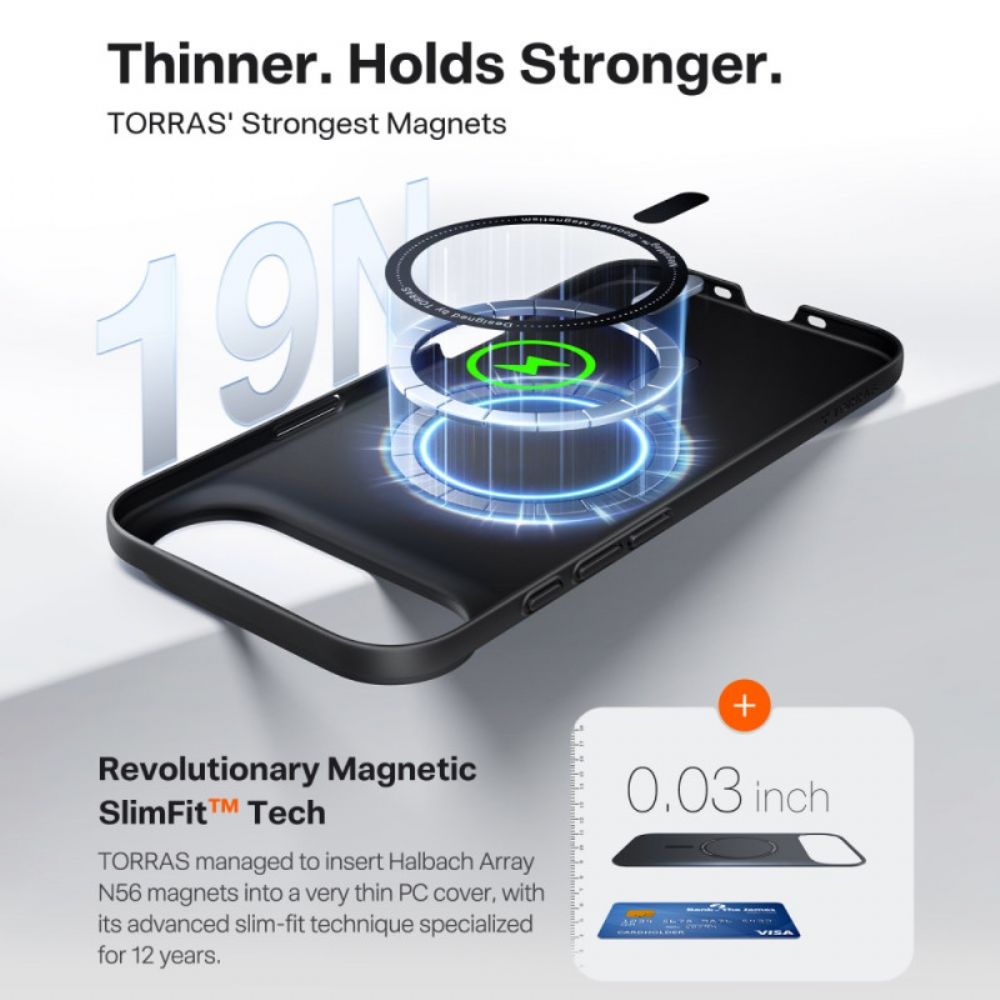 Hoesje iPhone Air Ultradunne Magsafe-compatibel