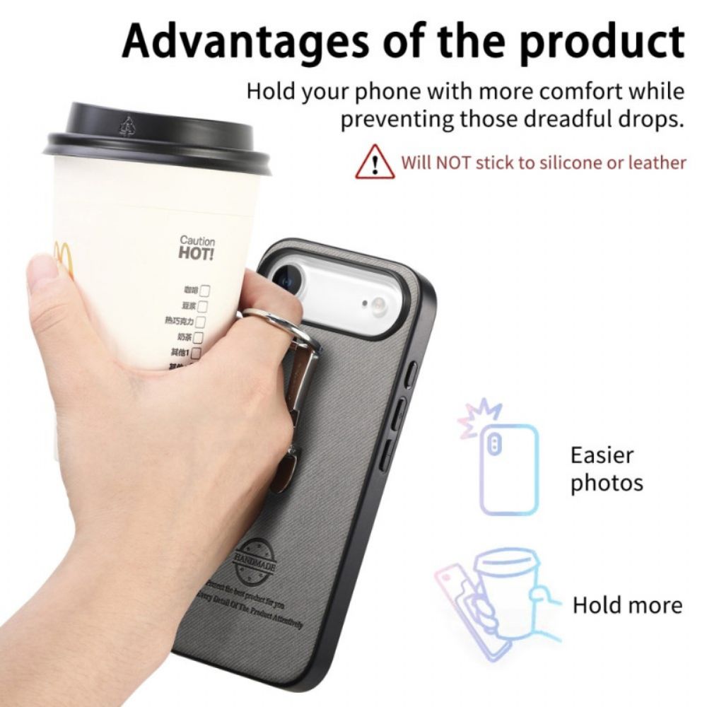 Hoesje Voor iPhone Air Met Opvouwbare Standaard En Keperstof