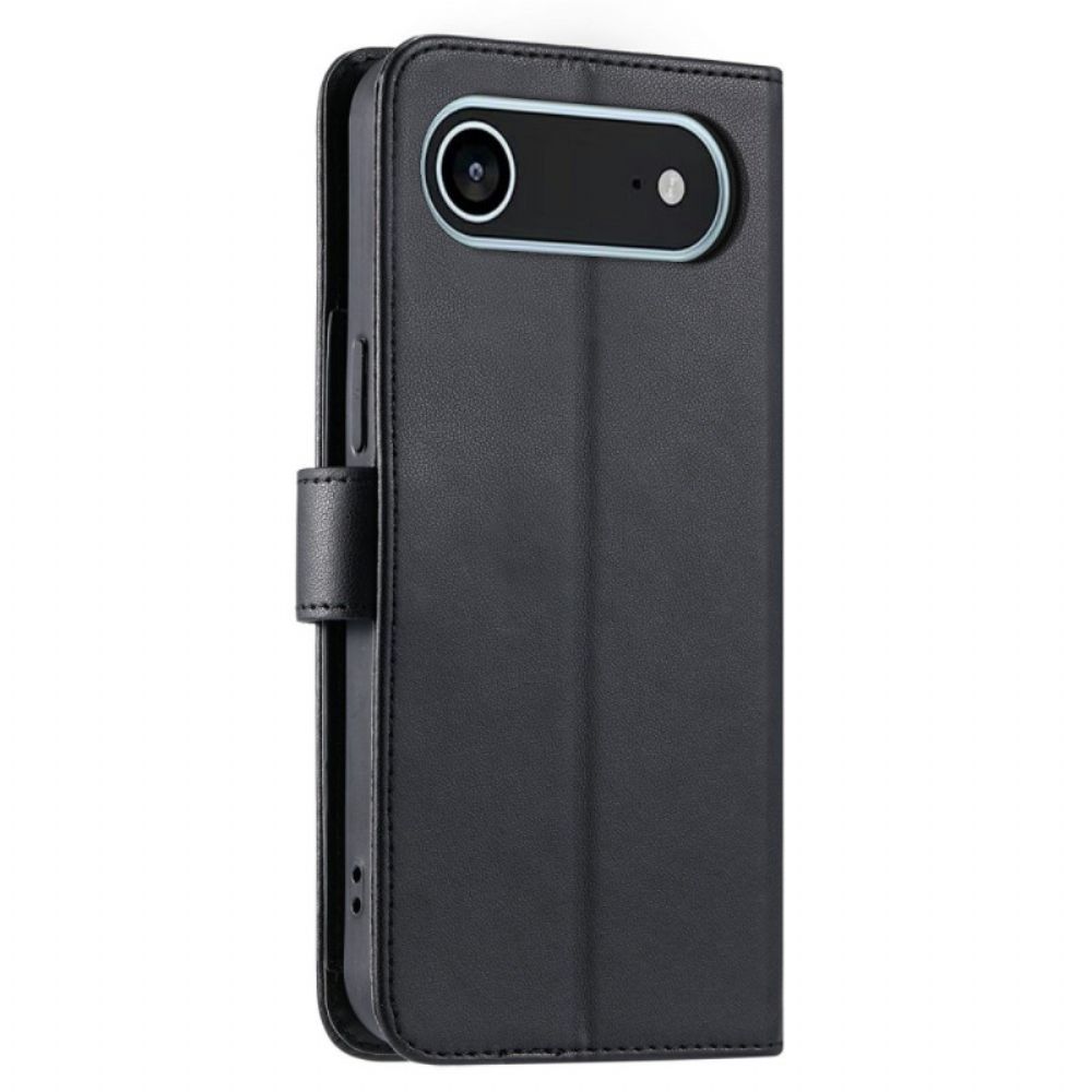 Leren Hoesje Voor iPhone Air Gewatteerde Portemonnee Met Koord En Schouderband