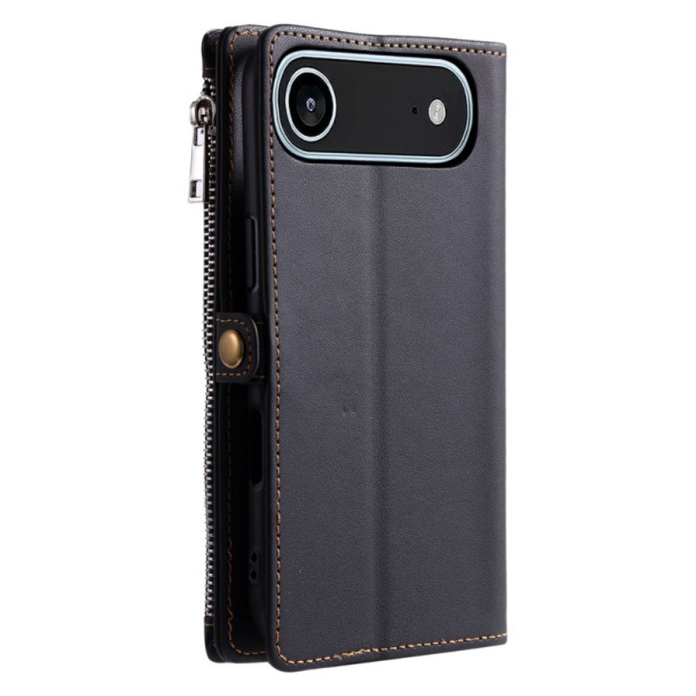 Leren Hoesje Voor iPhone Air Vintage Design