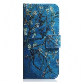 Folio-hoesje voor Poco X5 5G Met Ketting Band Tak Schilderen