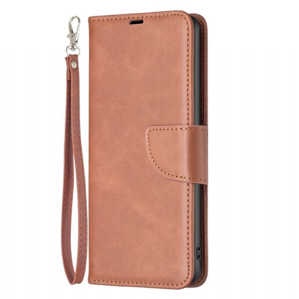 Leren Hoesje voor Poco X5 5G Schuine Sluiting