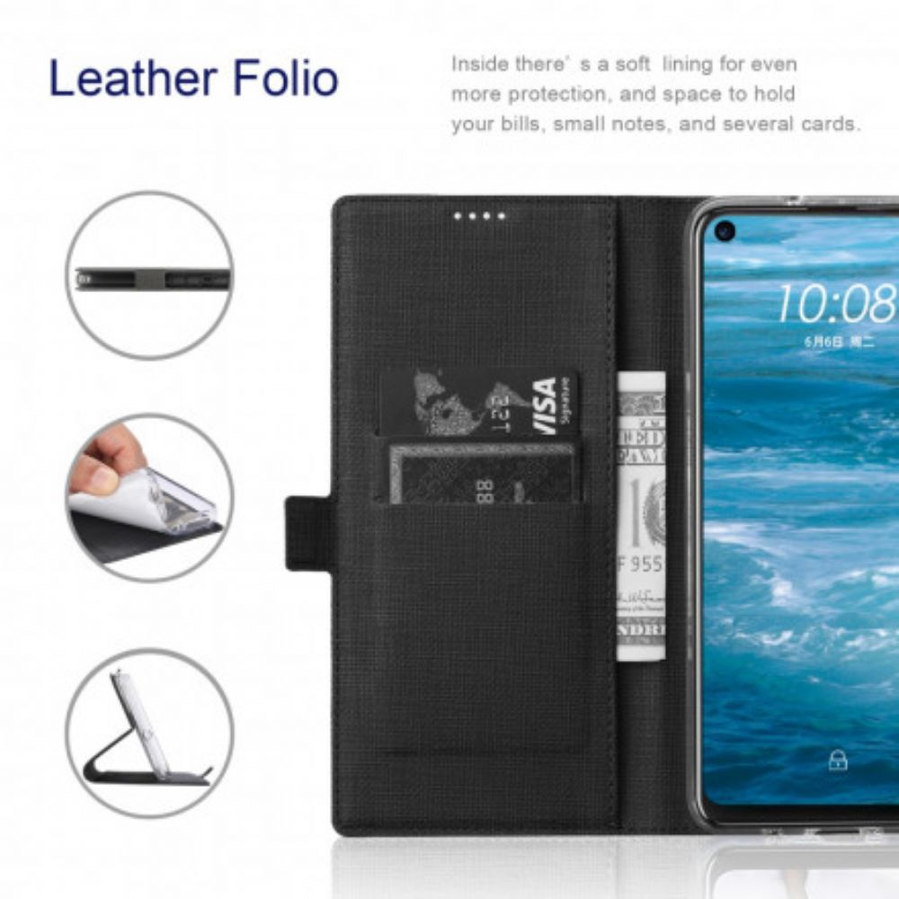 Bescherming Hoesje voor Google Pixel 4A 5G Folio-hoesje Getextureerde Vili Dmx