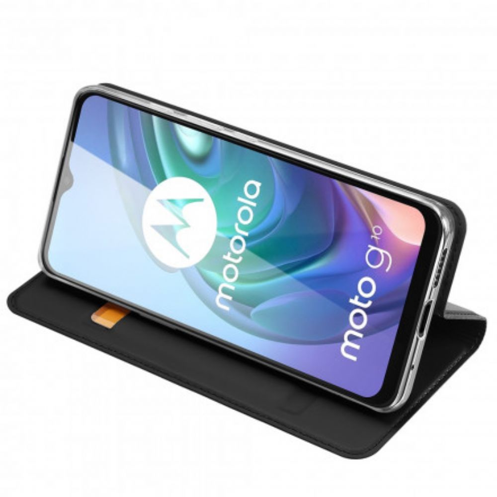 Bescherming Hoesje voor Moto G10 / G30 Folio-hoesje Dux Ducis Pro-skin
