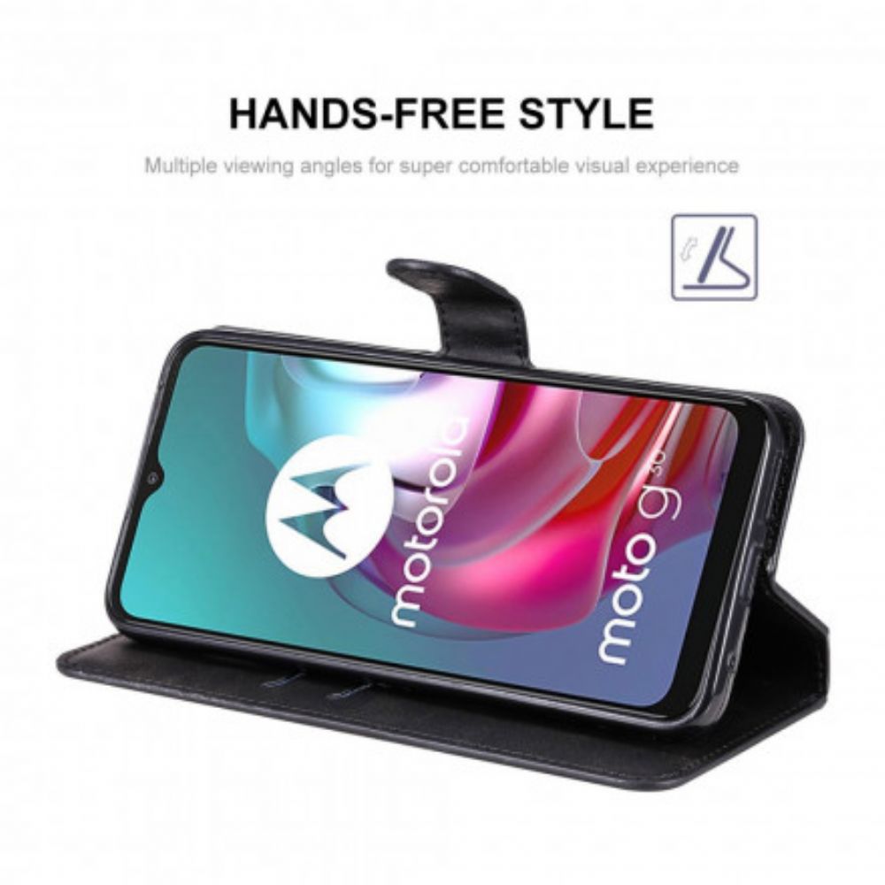 Flip Case voor Moto G10 / G30 Enkay Kunstleer