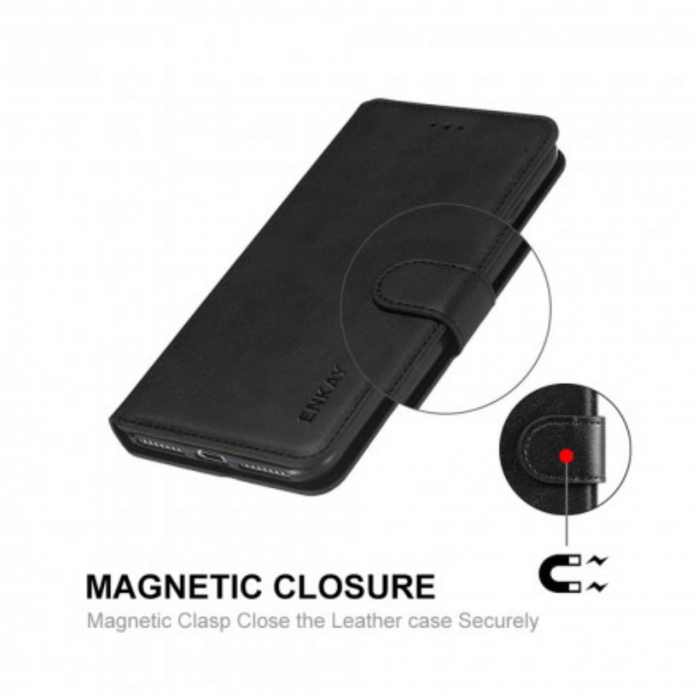 Flip Case voor Moto G10 / G30 Enkay Kunstleer