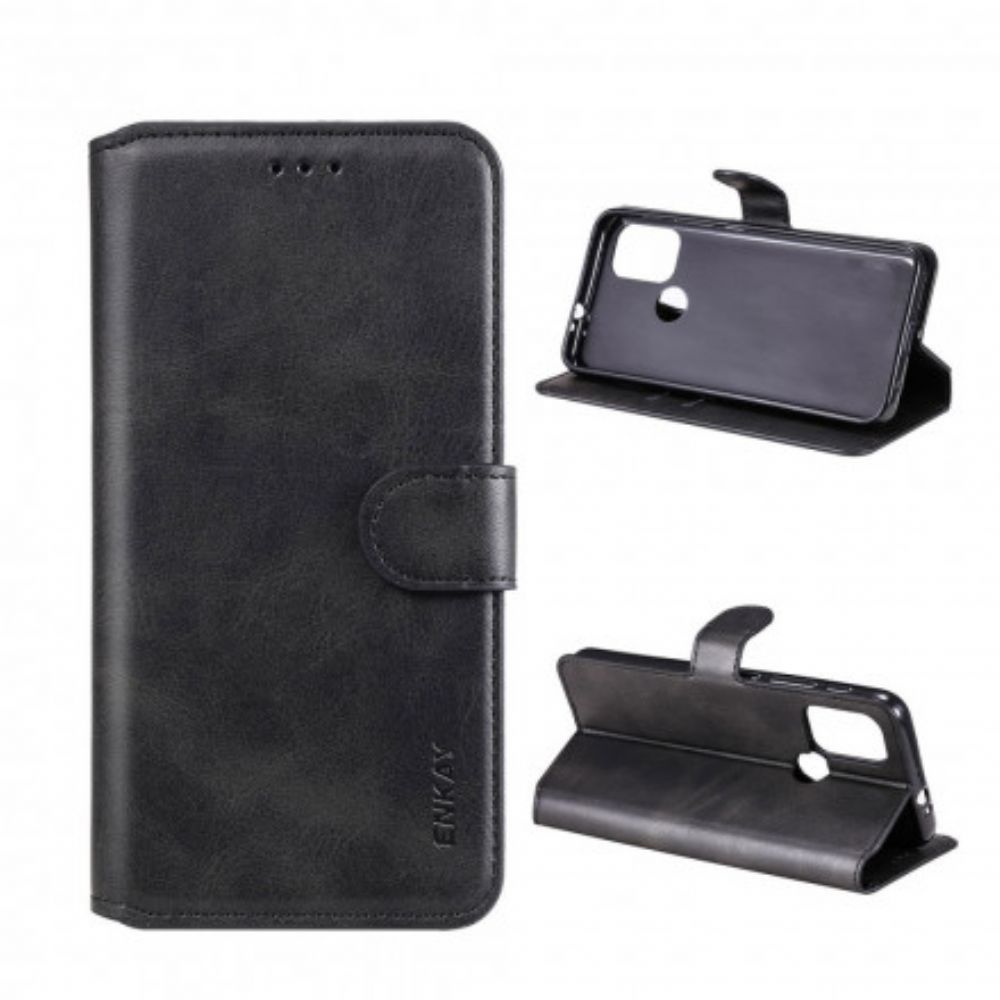 Flip Case voor Moto G10 / G30 Enkay Kunstleer