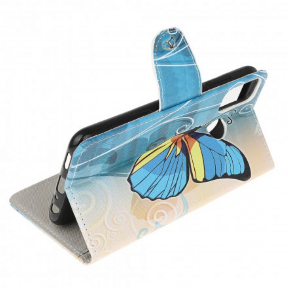 Folio-hoesje voor Moto G10 / G30 Vlinders