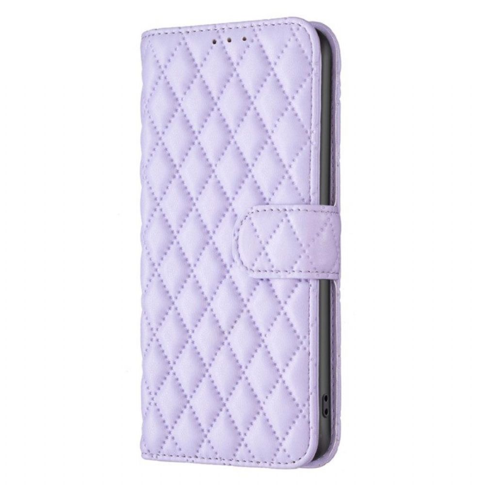 Leren Hoesje voor Xiaomi 13 Lite Klassiek Gewatteerd