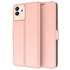 Cover Vivo V30 Lite 5g Kaarthouder Bescherming Hoesje