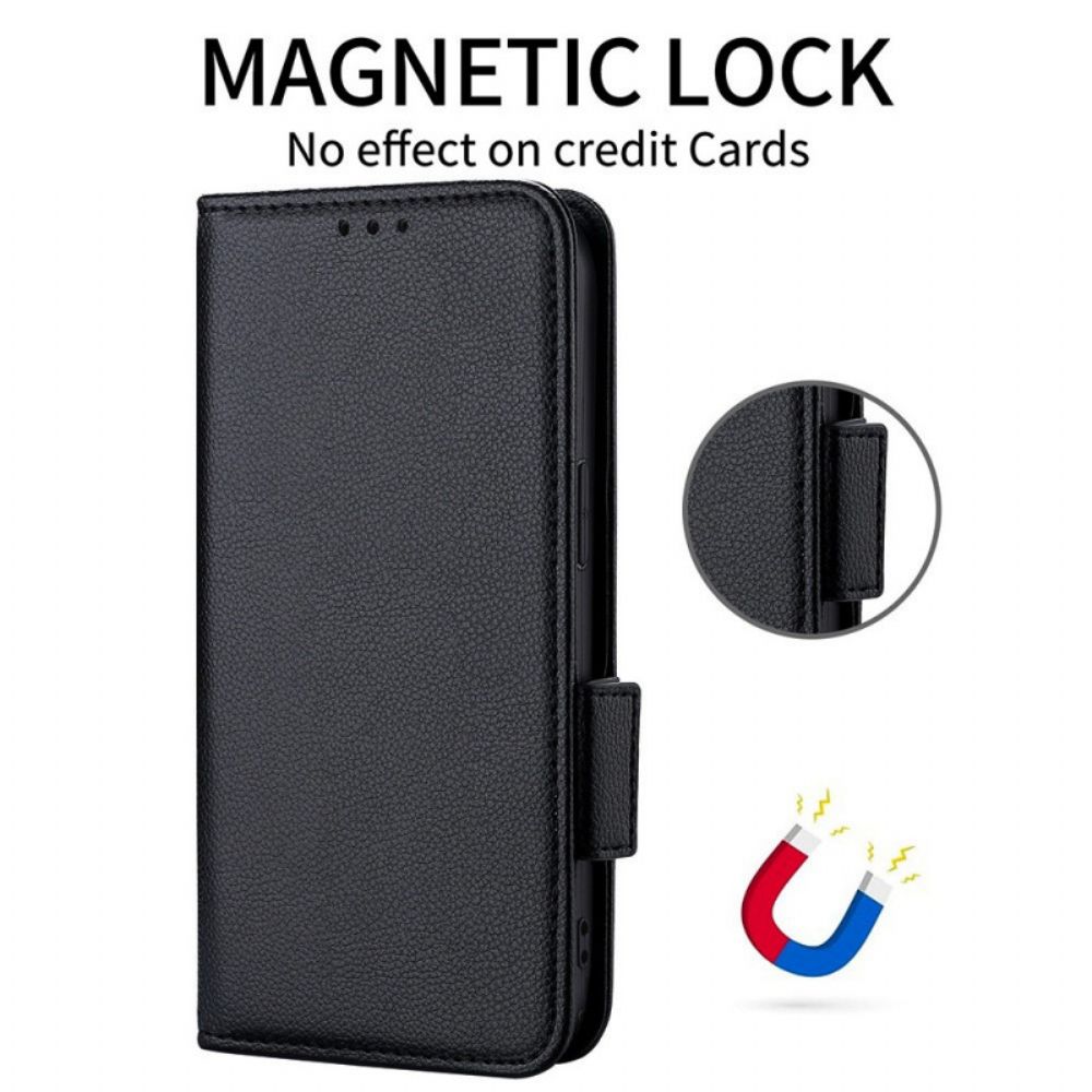 Folio-hoesje voor Oppo Find X3 / X3 Pro Flip Case Dubbele Flap Litchi Nieuwe Kleuren