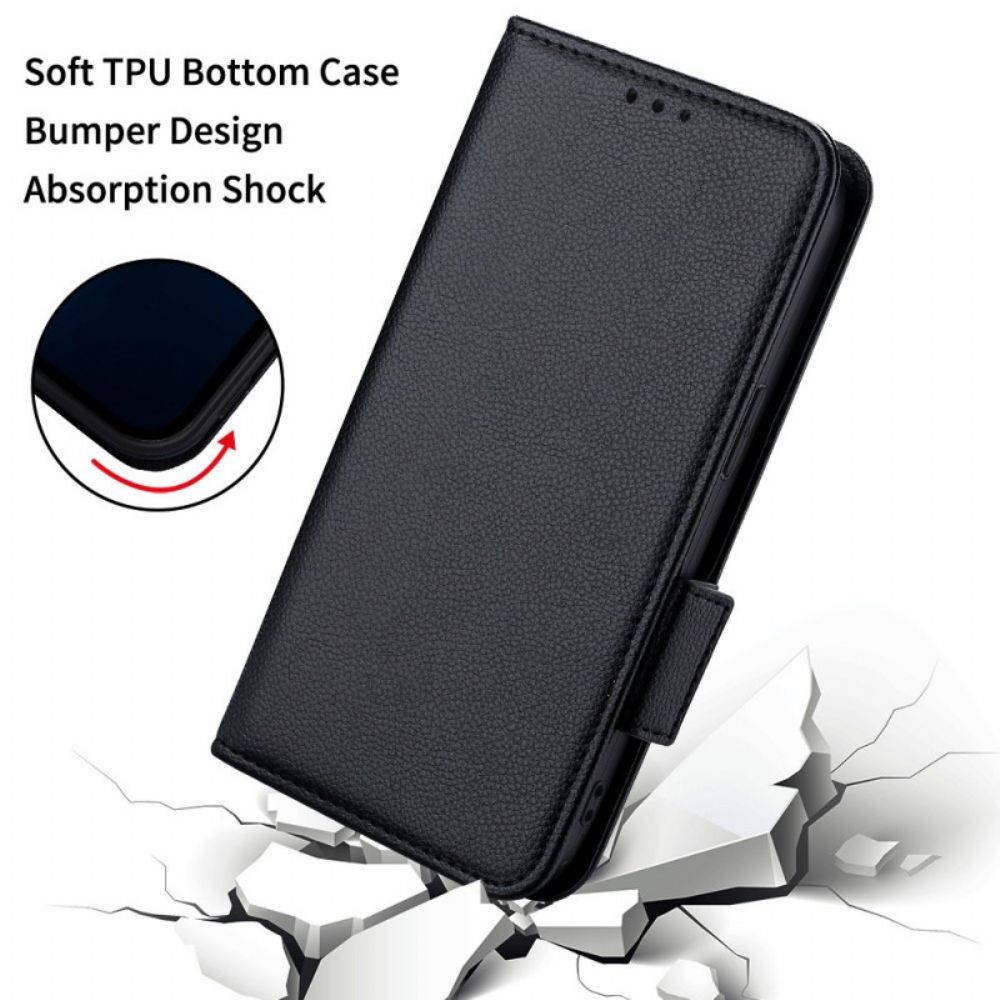 Folio-hoesje voor Oppo Find X3 / X3 Pro Flip Case Dubbele Flap Litchi Nieuwe Kleuren