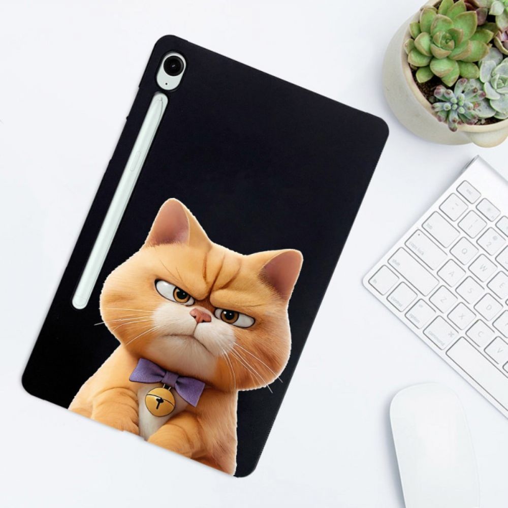 Case Hoesje Samsung Galaxy Tab S10 Fe Telefoonhoesje Garfield Kat