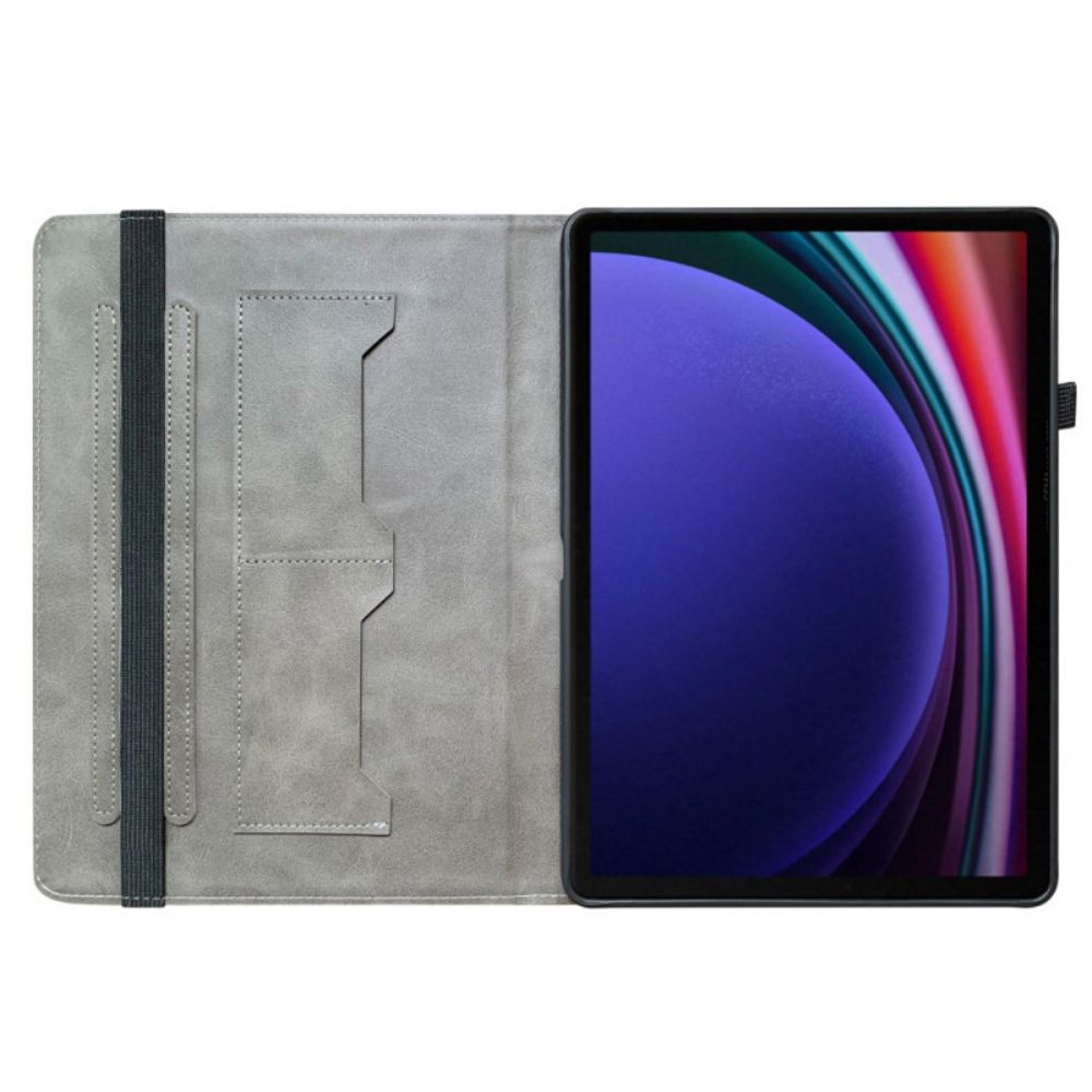 Cover Samsung Galaxy Tab S10 Fe Jadebloemontwerp Bescherming Hoesje