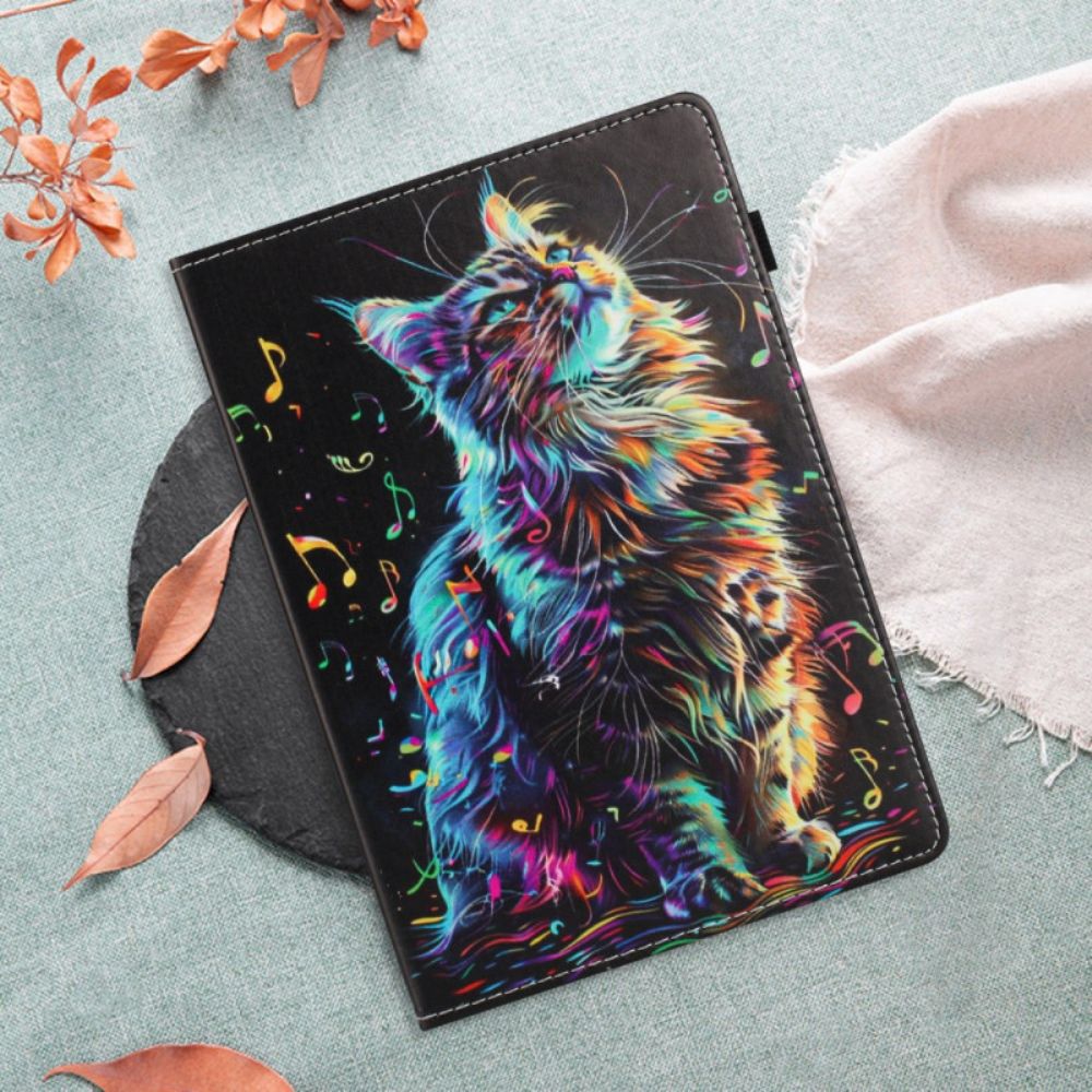 Cover Samsung Galaxy Tab S10 Fe Muzikale Kat