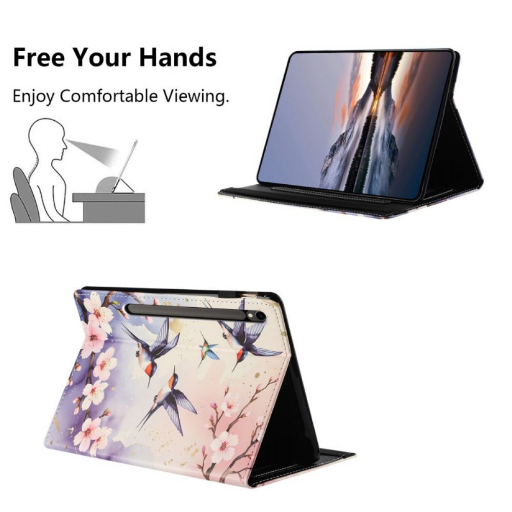 Cover Samsung Galaxy Tab S10 Fe Vogels