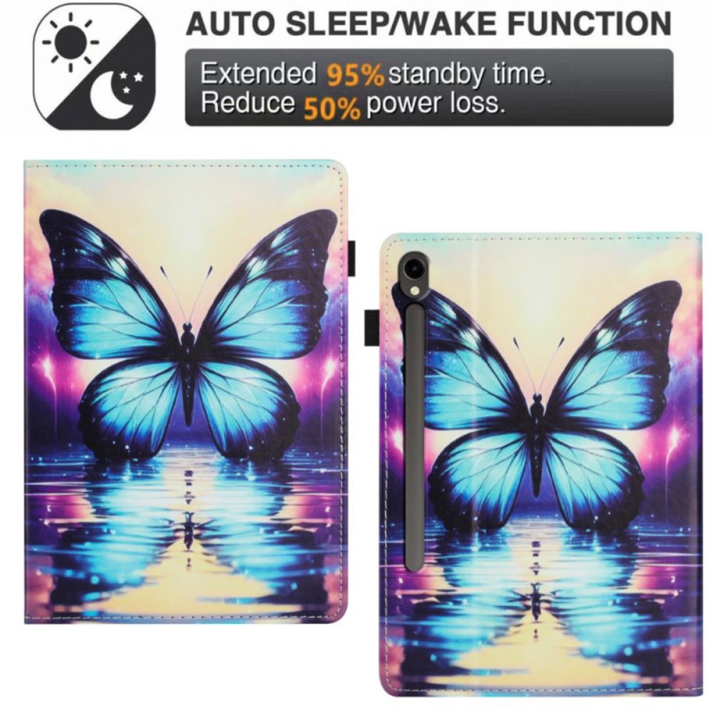 Cover Voor Samsung Galaxy Tab S10 Fe Vlinder