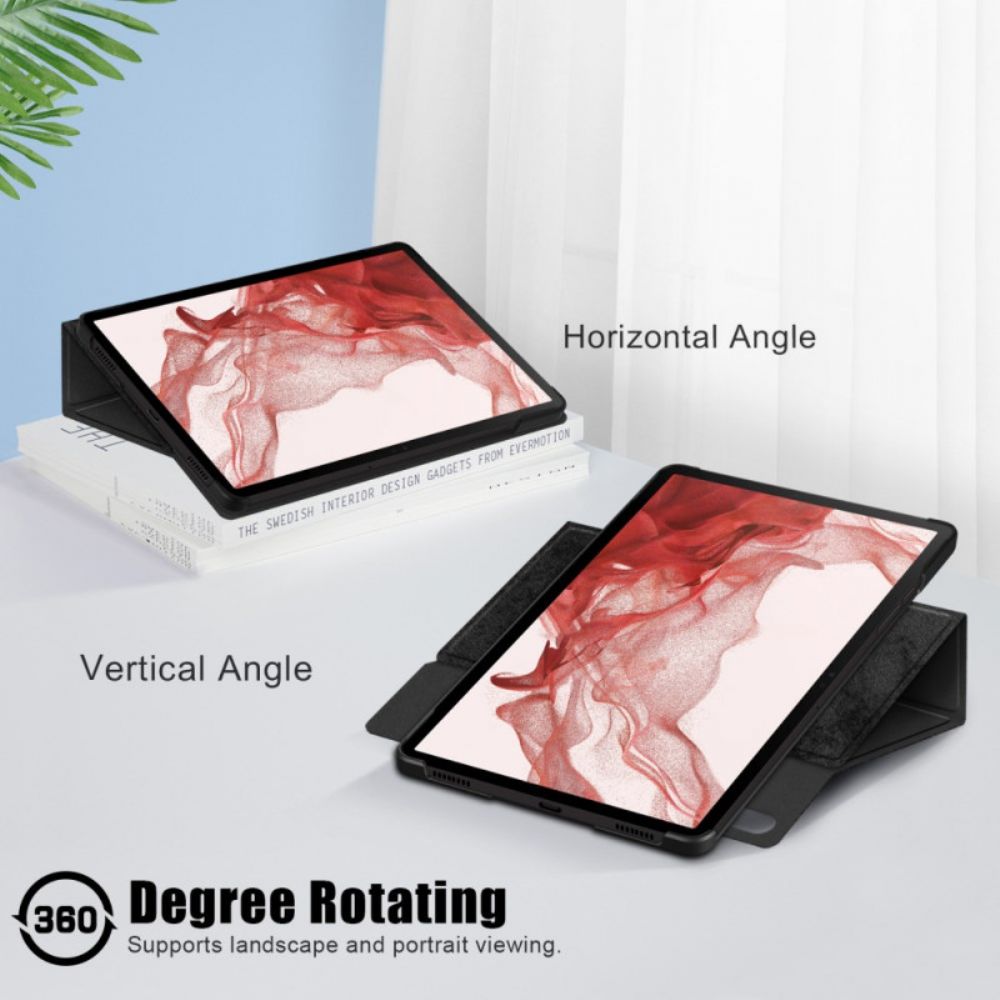 Flip Case Leren Samsung Galaxy Tab S10 Fe Draaibaar