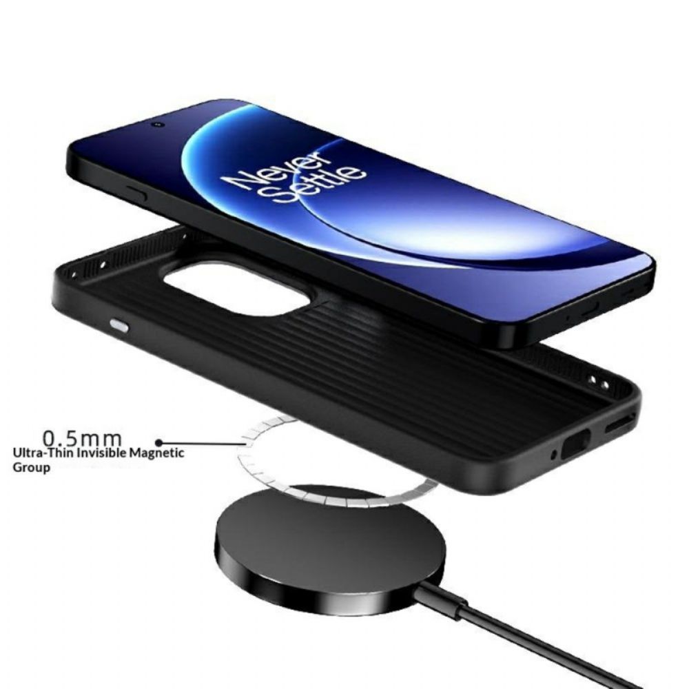 Case Hoesje Oneplus 15r Telefoonhoesje Abeel Magnetische Portemonnee Met Micro-reliëf