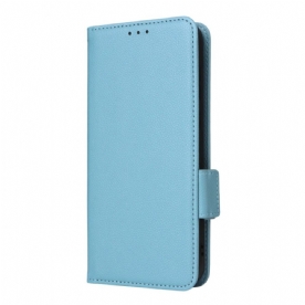Flip Case Leren Oneplus 15r Lychee-textuur Met Bandje