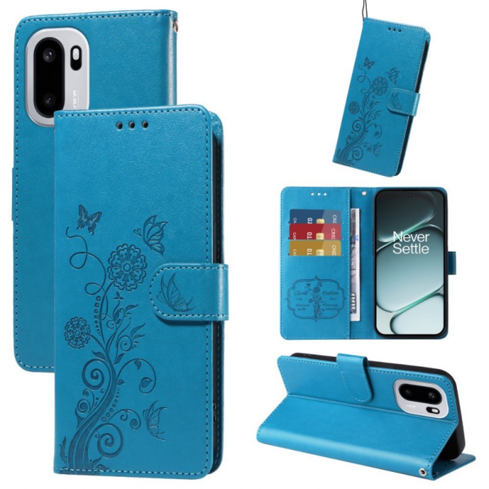 Folio-hoesje Oneplus 15r Telefoonhoesje Bloemen